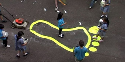 "Footprints" film screen grab